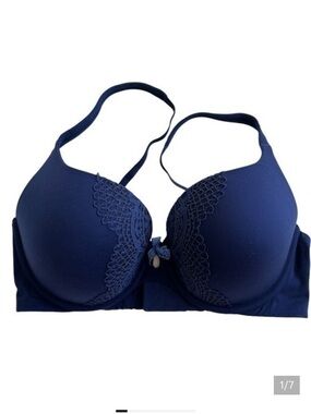 Victoria's Secret Navy Blue Lace Bra